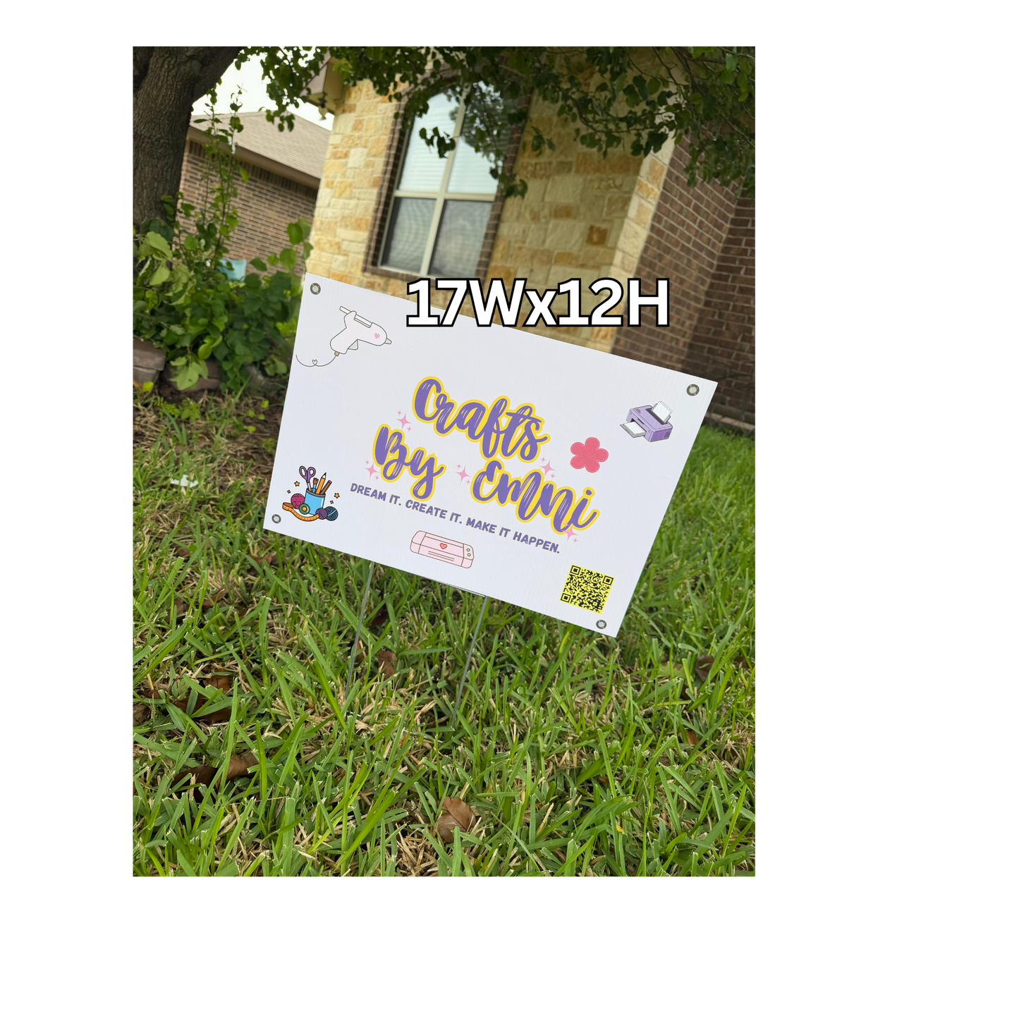 Custom Yard Signs/Metal Stack/Single side
