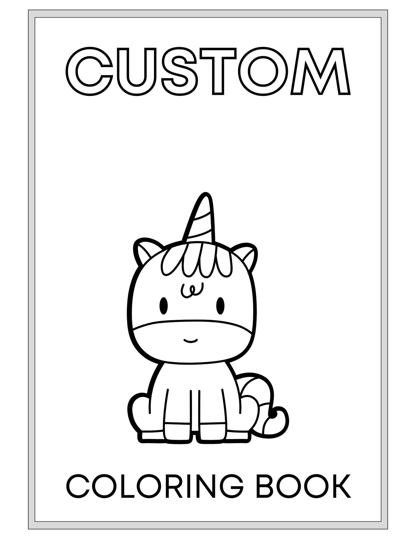 Custom Coloring book