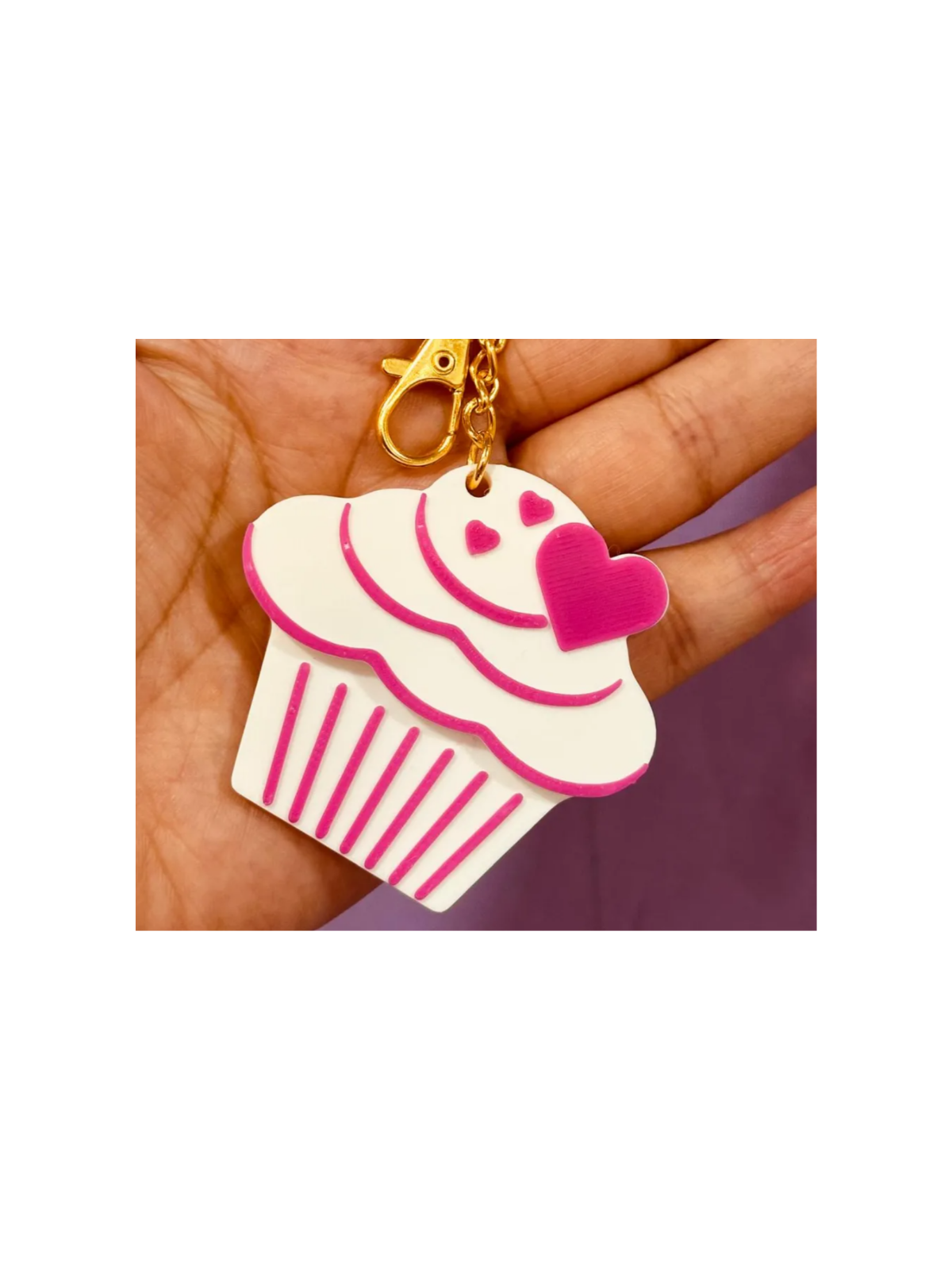 NFC Cupcake Keychain