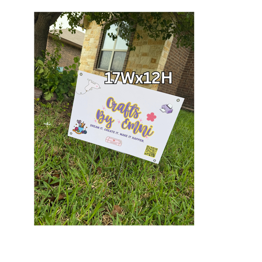 Custom Yard Signs/Metal Stack/Single side