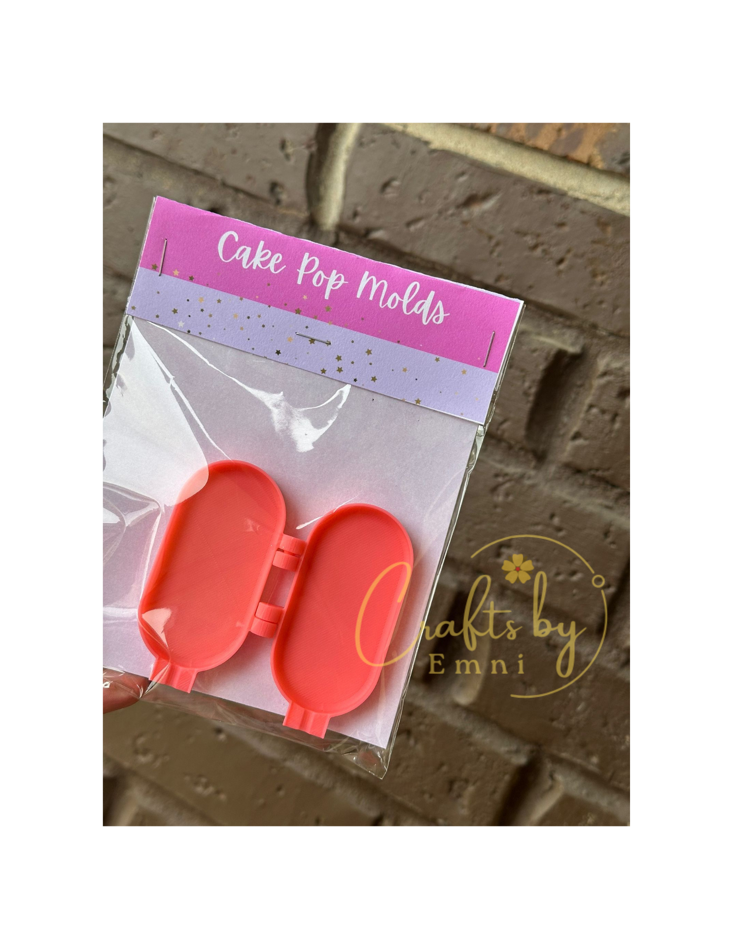 Cake pop mold 1.3" W