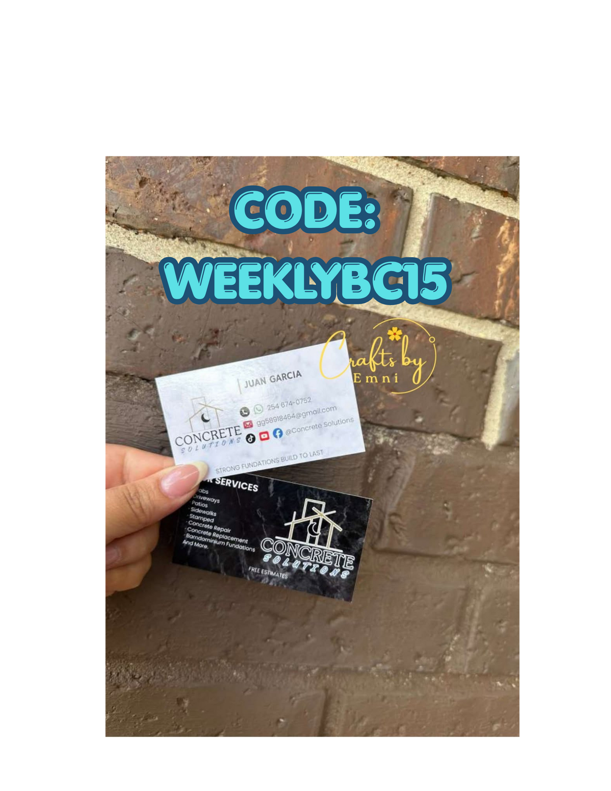 WEEKLY FEATURE | 150 Laminated Business Cards