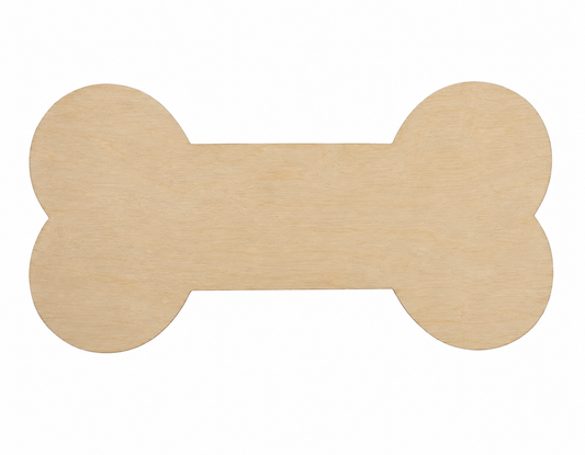 Custom Plywood Dog Bone Sign  Description 11.5" x 5.7"