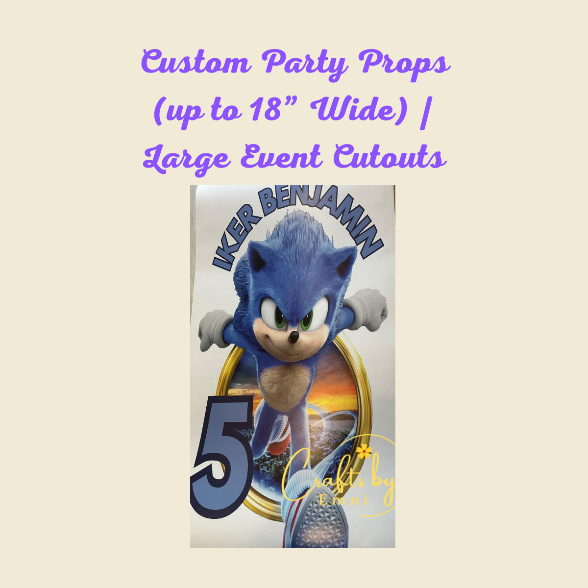 Custom Party Props (up to 18” Inches Wide) | Large Event Cutouts