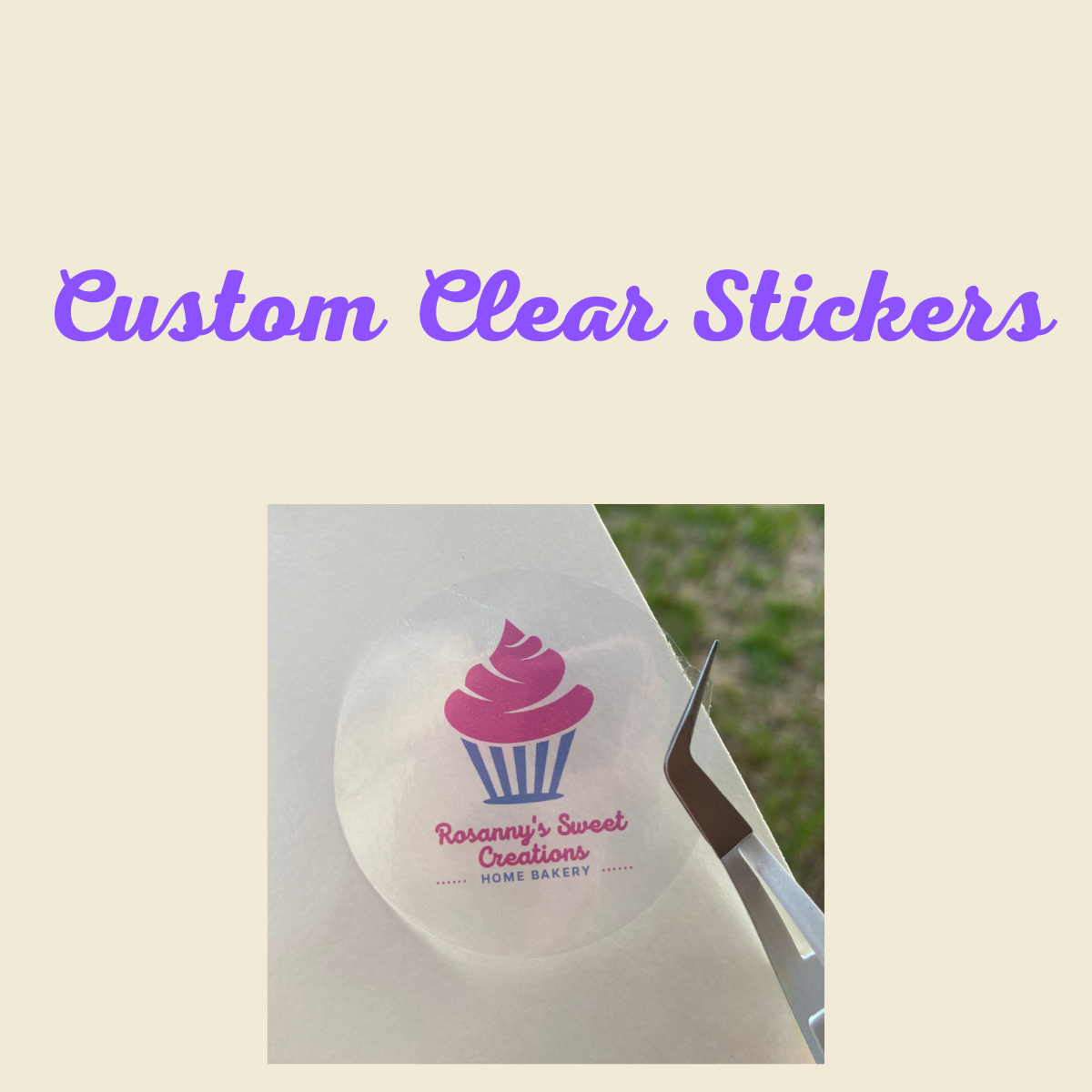 Custom Clear Stickers