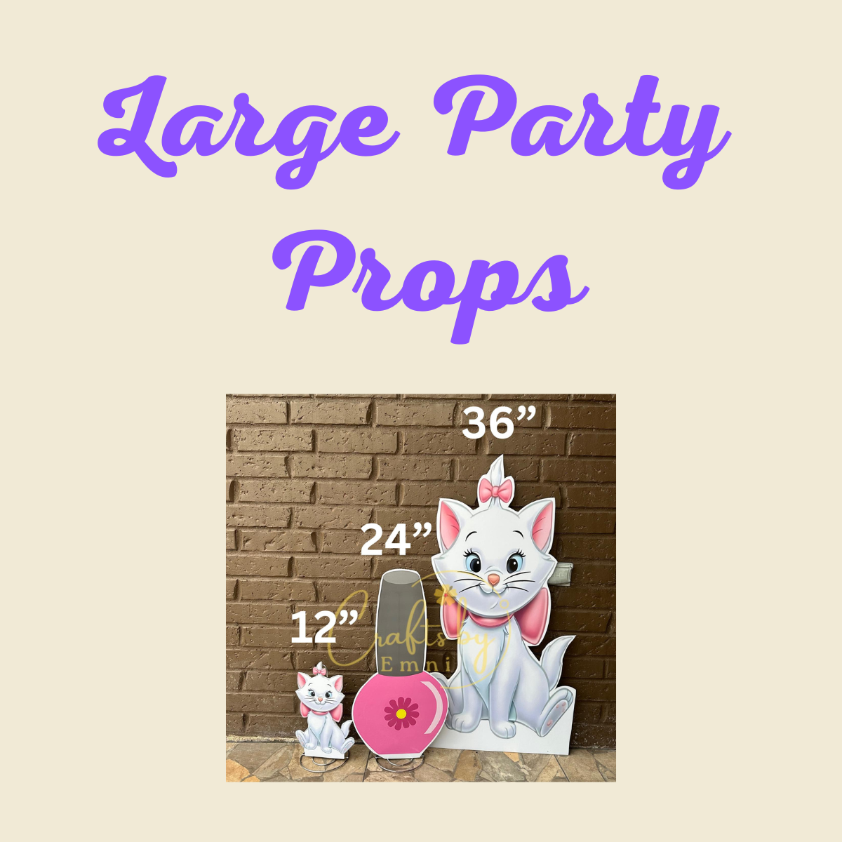 Large FOAM  Party Props