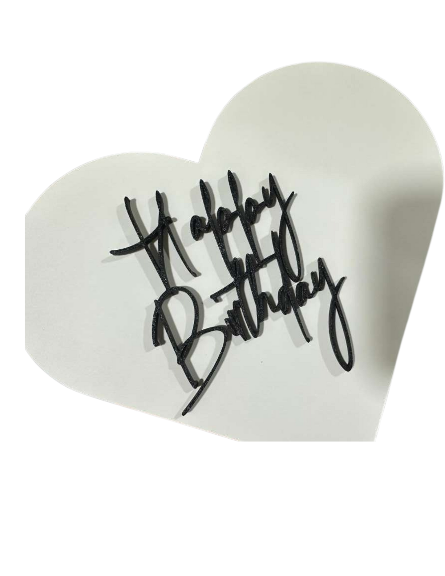 Happy Birthday 3D topper/charm