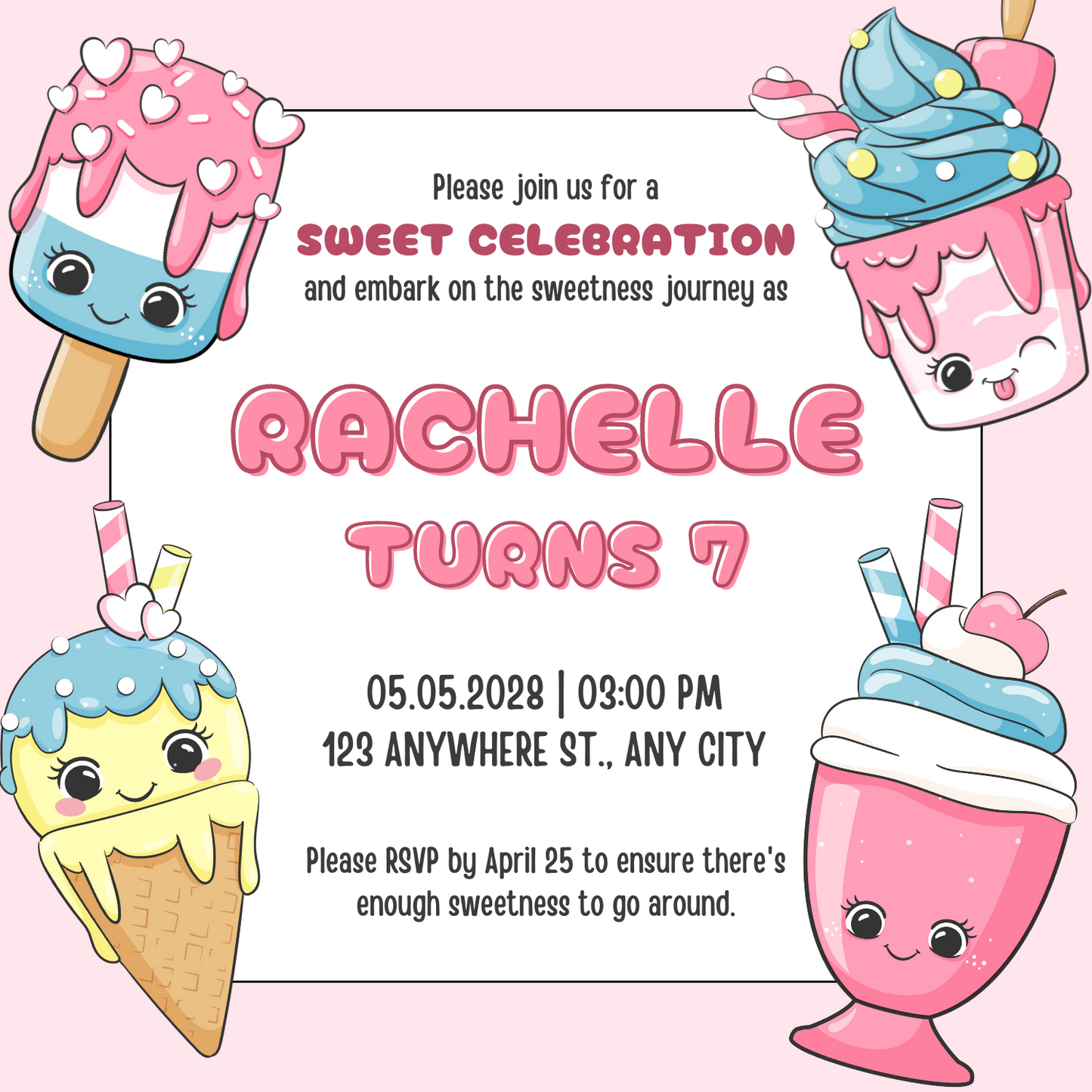 Custom Invitation Design Digital File