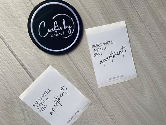 2 CUSTOM - Wine Labels 4'x5' inches