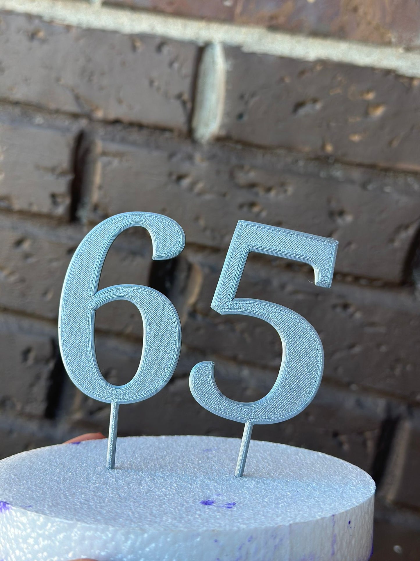3d printed numbers