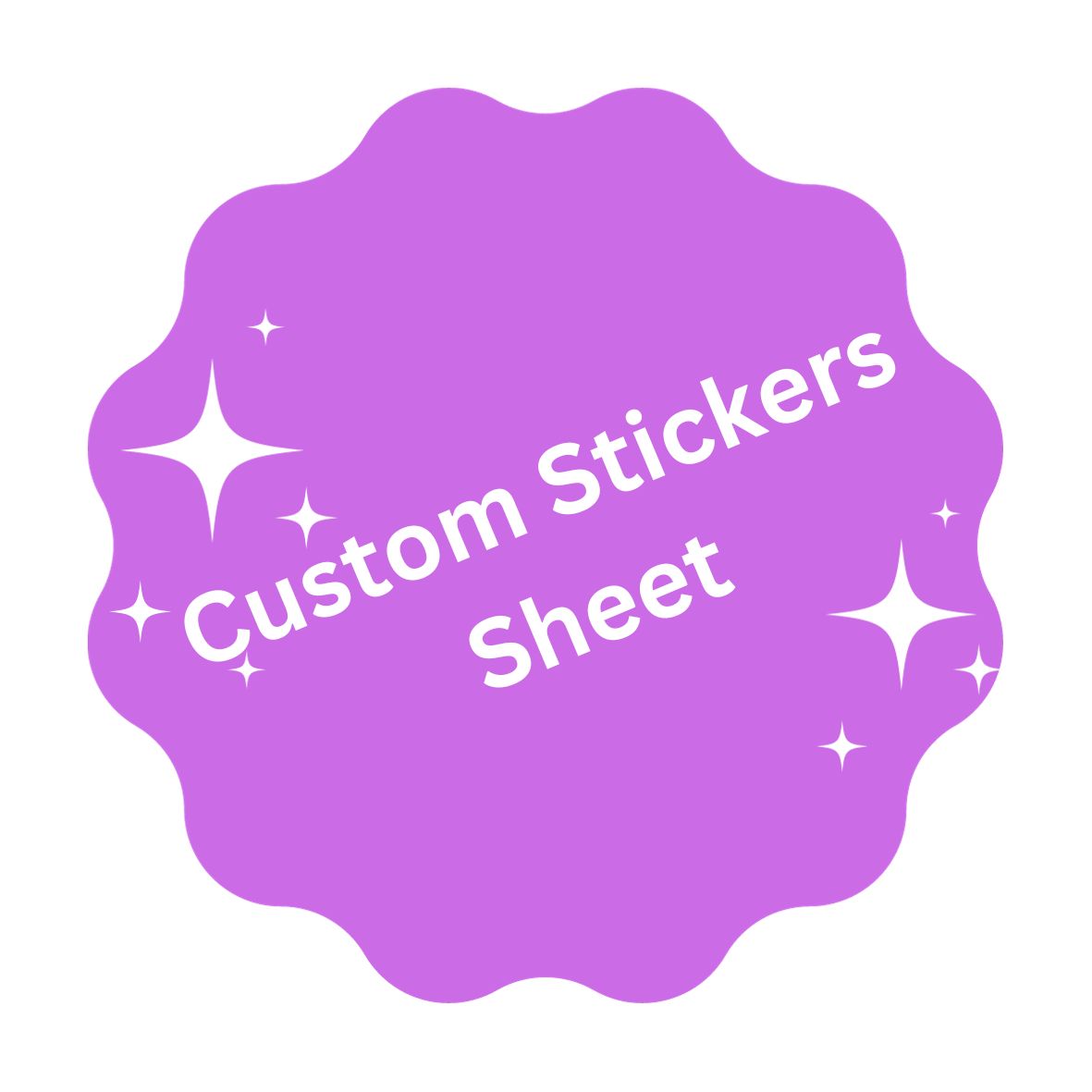 CUSTOM STICKER SHEET