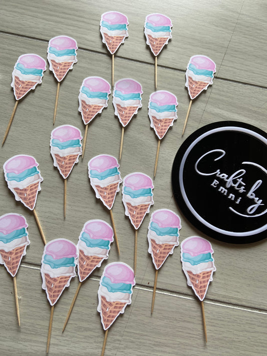 12- Personalized Cupcake Toppers  ** MESSAGE ME BEFORE PURCHASING**