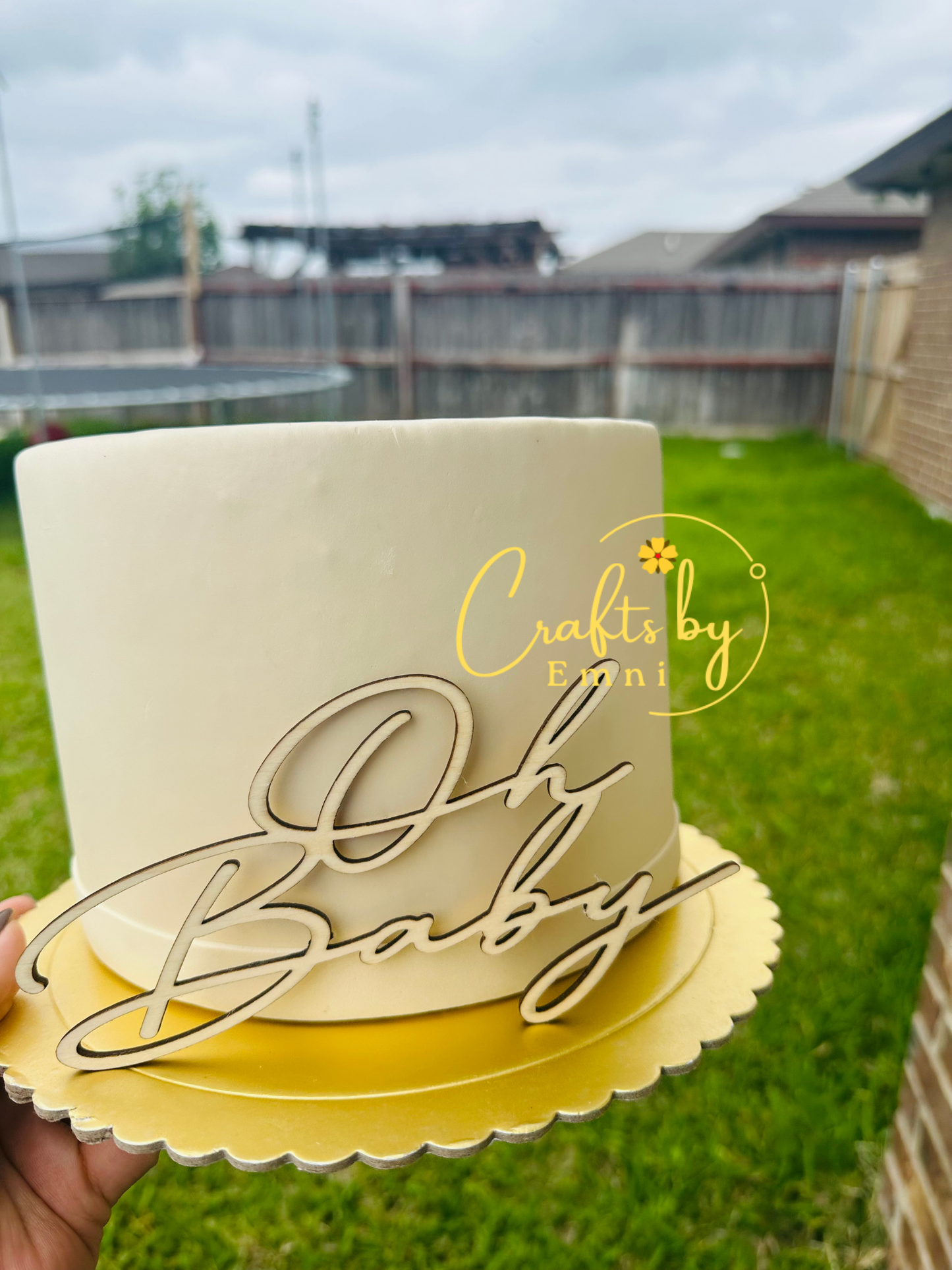 Oh Baby Cake Topper ✨