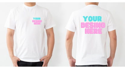 Custom shirt-ADULTS (UNISEX) ** DESIGN FRONT AND BACK..